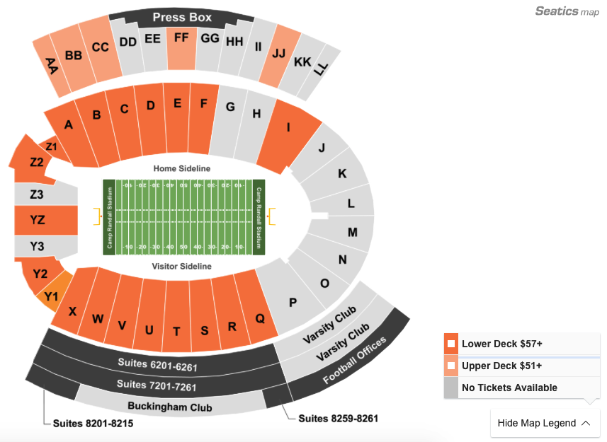 Camp Randall Seating Chart With Rows | Cabinets Matttroy